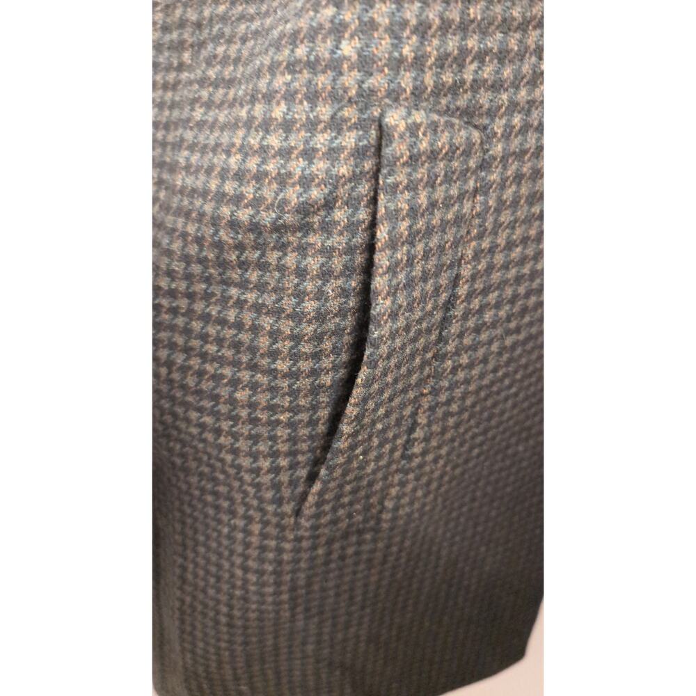 Zara Houndstooth Heritage Oversized Wool Blend Coat Blazer - Picture 4 of 12